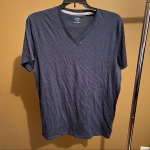 Old navy blue v neck tee size M